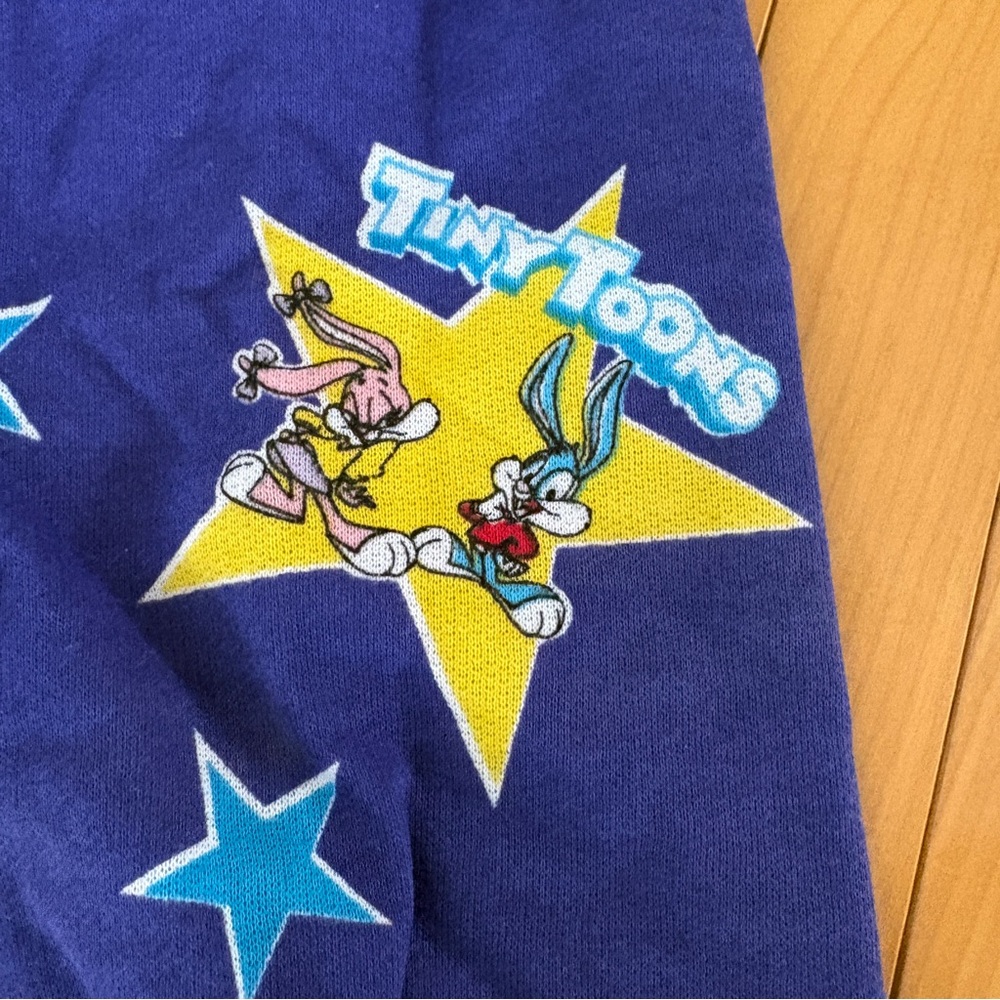 Vintage 1993 90’s Looney Tunes Baby Tracksuit Babs Bunny Purple Tiny Toons 24m - Picture 3 of 12